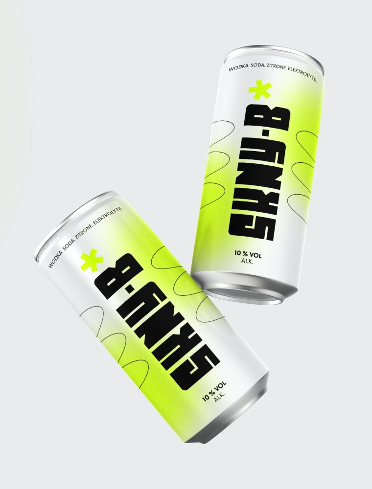 SKNY B* Sleek-Cans, Wodka Soda Zitrone Elektrolyte, 10 % Vol.